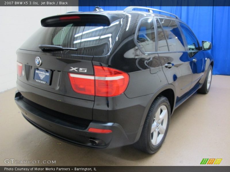Jet Black / Black 2007 BMW X5 3.0si