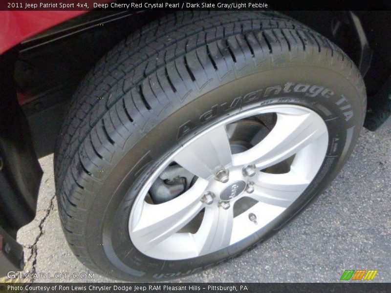 Deep Cherry Red Crystal Pearl / Dark Slate Gray/Light Pebble 2011 Jeep Patriot Sport 4x4