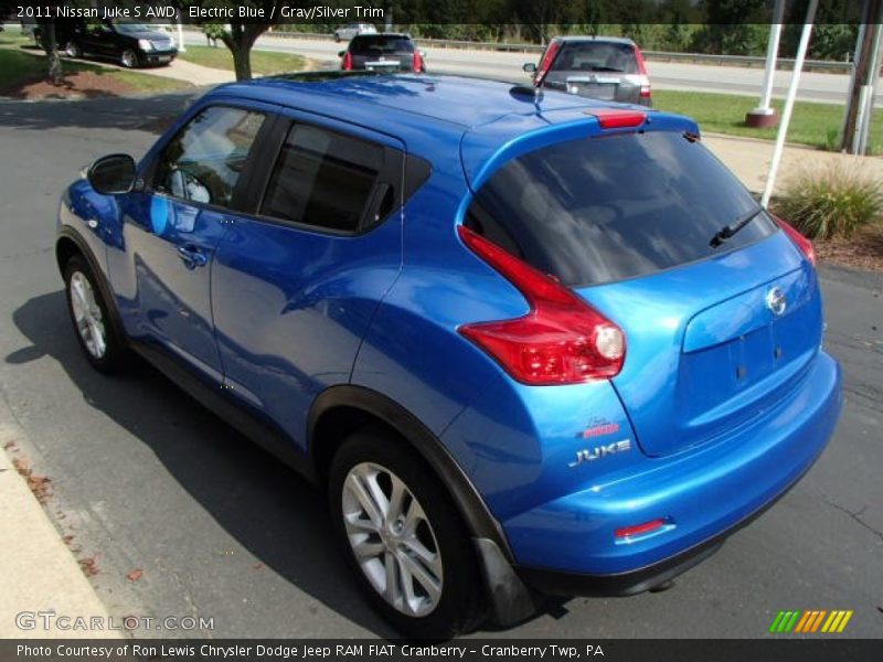 Electric Blue / Gray/Silver Trim 2011 Nissan Juke S AWD