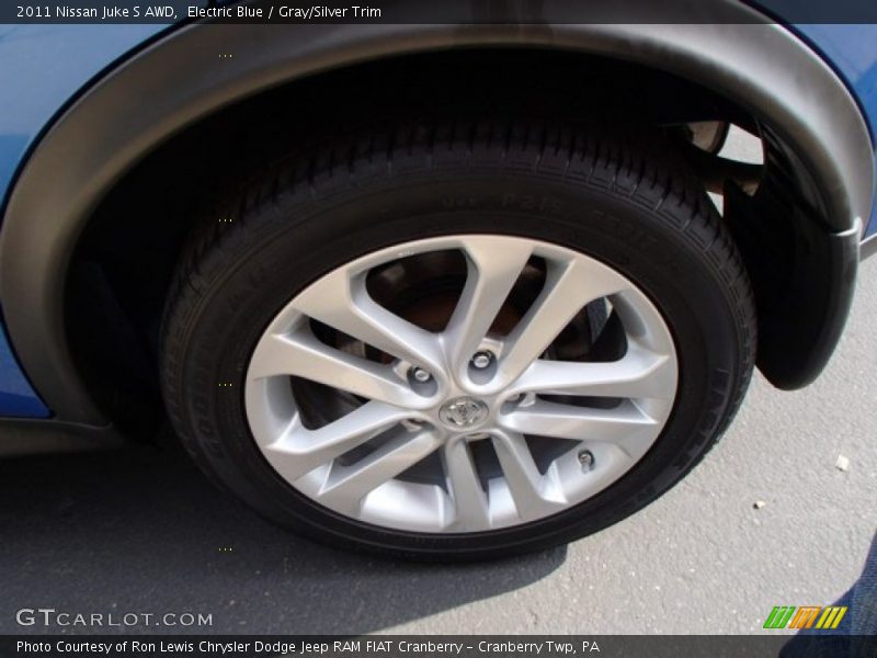 Electric Blue / Gray/Silver Trim 2011 Nissan Juke S AWD