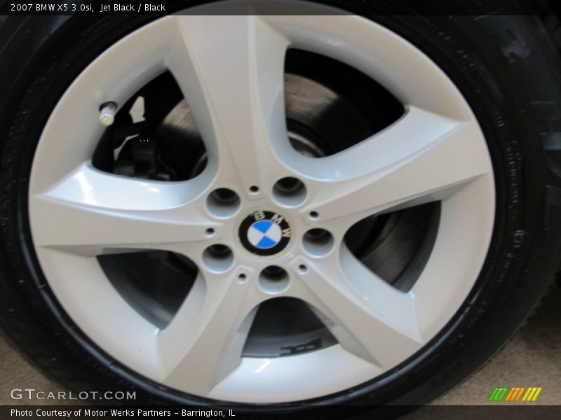 Jet Black / Black 2007 BMW X5 3.0si