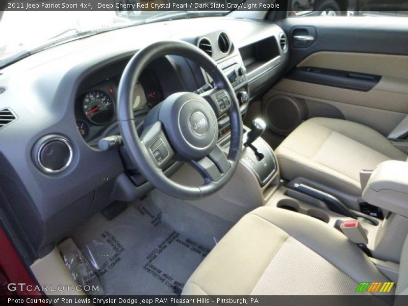 Deep Cherry Red Crystal Pearl / Dark Slate Gray/Light Pebble 2011 Jeep Patriot Sport 4x4