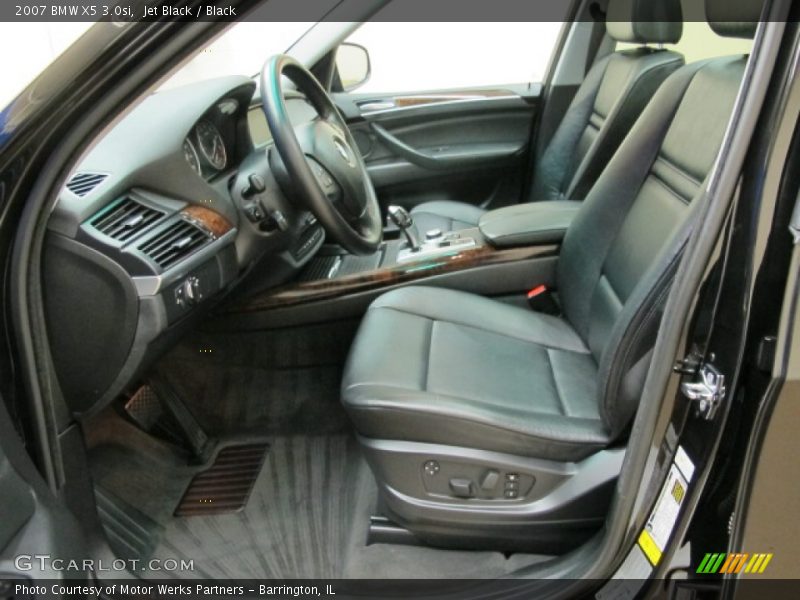 Jet Black / Black 2007 BMW X5 3.0si