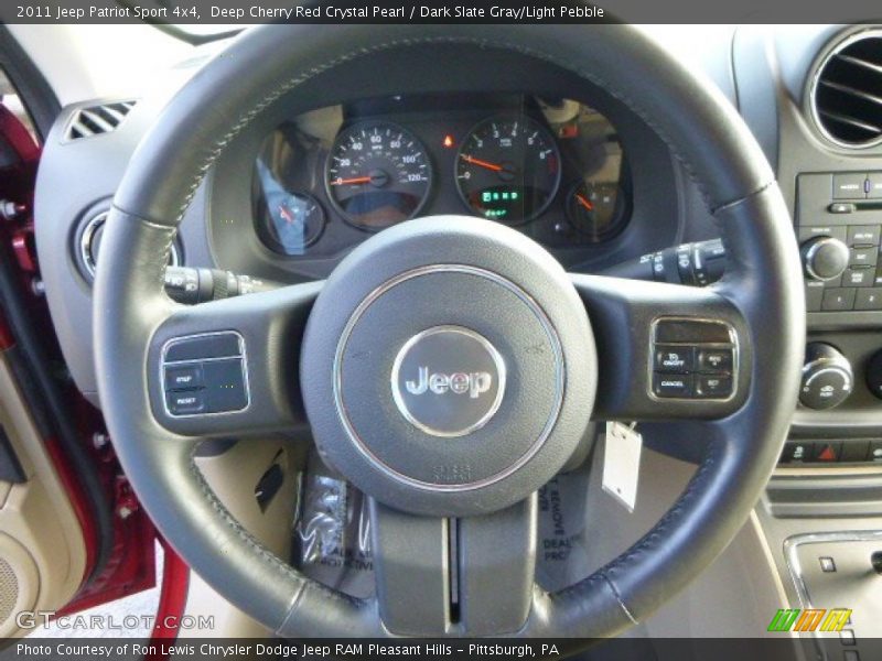 Deep Cherry Red Crystal Pearl / Dark Slate Gray/Light Pebble 2011 Jeep Patriot Sport 4x4