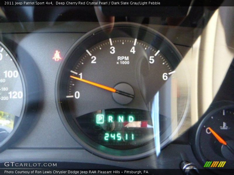 Deep Cherry Red Crystal Pearl / Dark Slate Gray/Light Pebble 2011 Jeep Patriot Sport 4x4