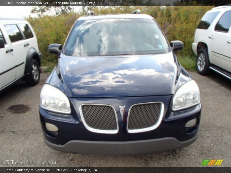 Dark Blue Metallic / Gray 2006 Pontiac Montana SV6