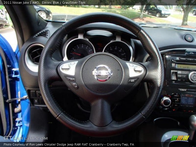 Electric Blue / Gray/Silver Trim 2011 Nissan Juke S AWD