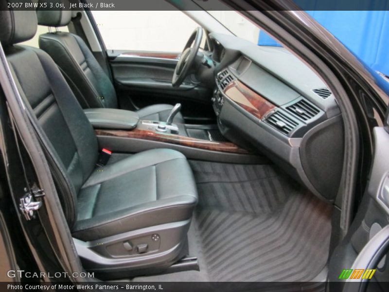 Jet Black / Black 2007 BMW X5 3.0si