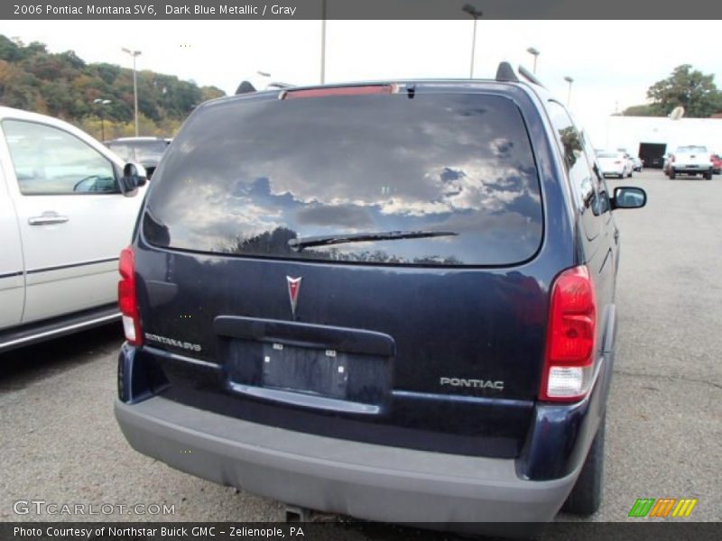 Dark Blue Metallic / Gray 2006 Pontiac Montana SV6