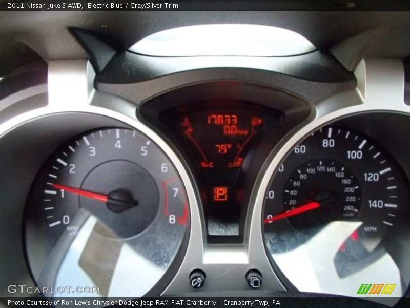 Electric Blue / Gray/Silver Trim 2011 Nissan Juke S AWD
