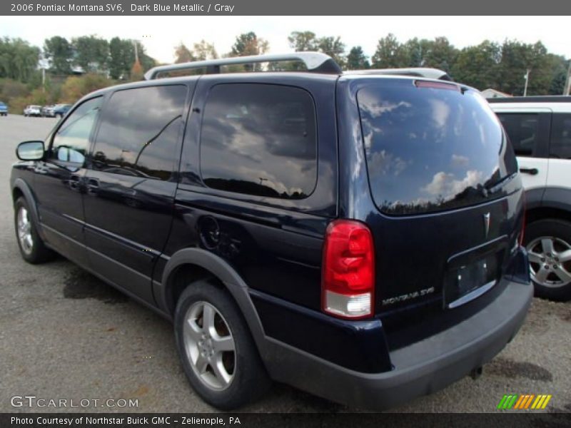 Dark Blue Metallic / Gray 2006 Pontiac Montana SV6