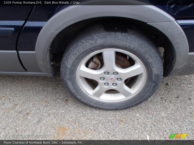 Dark Blue Metallic / Gray 2006 Pontiac Montana SV6
