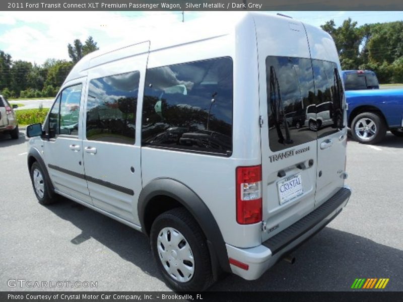 Silver Metallic / Dark Grey 2011 Ford Transit Connect XLT Premium Passenger Wagon