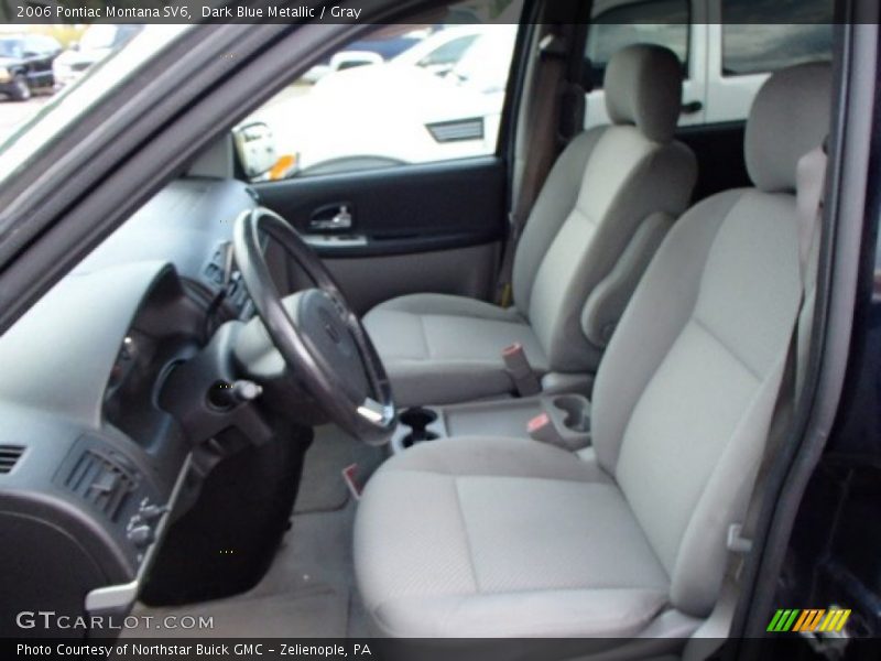 Dark Blue Metallic / Gray 2006 Pontiac Montana SV6