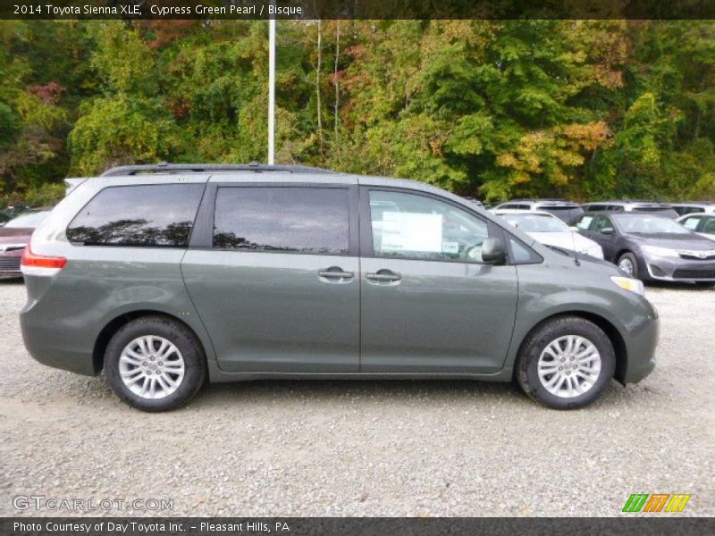  2014 Sienna XLE Cypress Green Pearl
