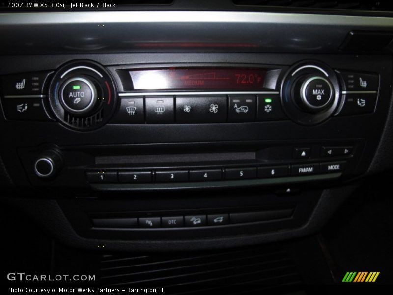 Jet Black / Black 2007 BMW X5 3.0si