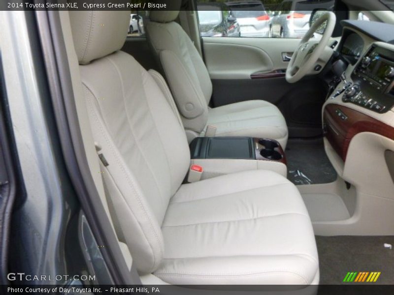 Cypress Green Pearl / Bisque 2014 Toyota Sienna XLE