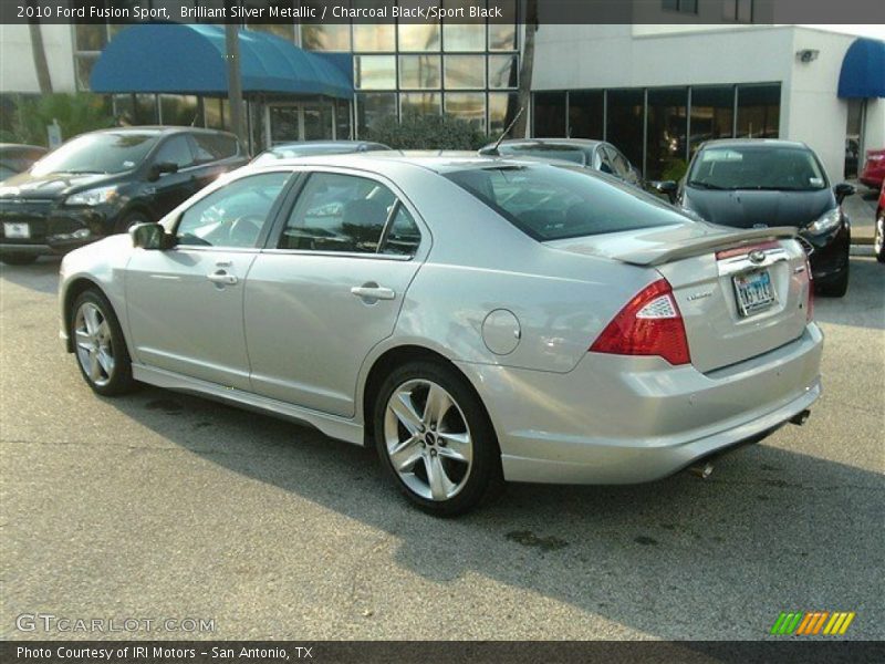 Brilliant Silver Metallic / Charcoal Black/Sport Black 2010 Ford Fusion Sport