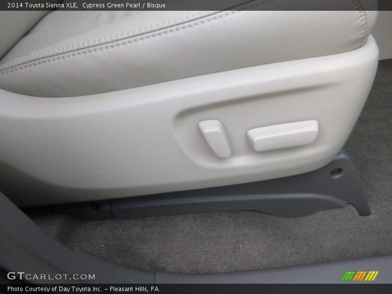 Cypress Green Pearl / Bisque 2014 Toyota Sienna XLE