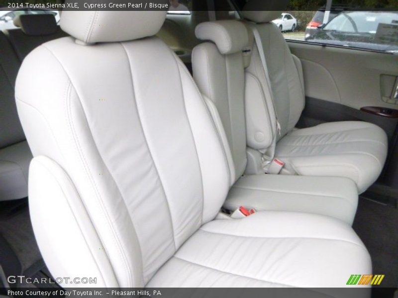 Rear Seat of 2014 Sienna XLE