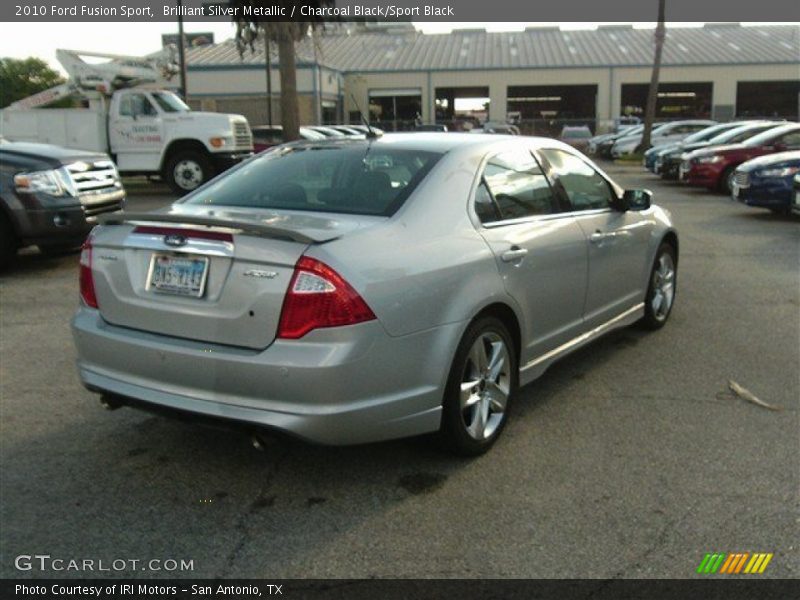 Brilliant Silver Metallic / Charcoal Black/Sport Black 2010 Ford Fusion Sport