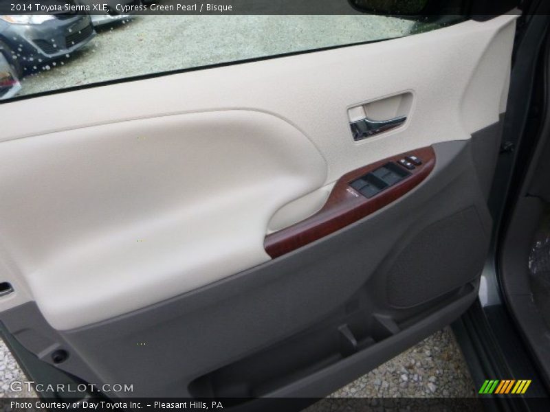 Cypress Green Pearl / Bisque 2014 Toyota Sienna XLE