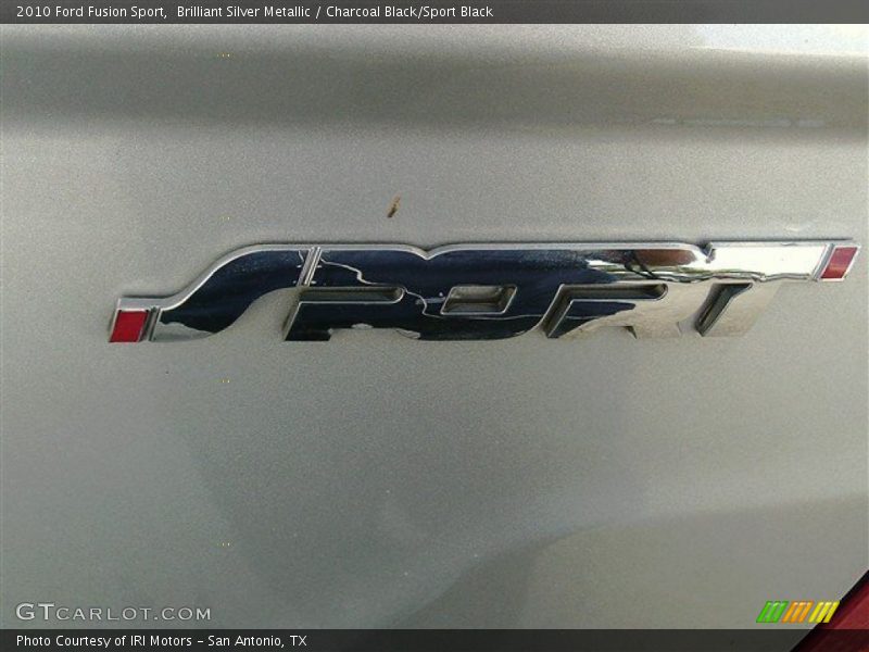 Brilliant Silver Metallic / Charcoal Black/Sport Black 2010 Ford Fusion Sport