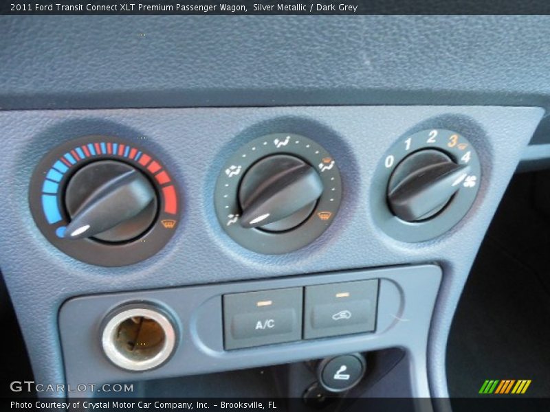 Controls of 2011 Transit Connect XLT Premium Passenger Wagon