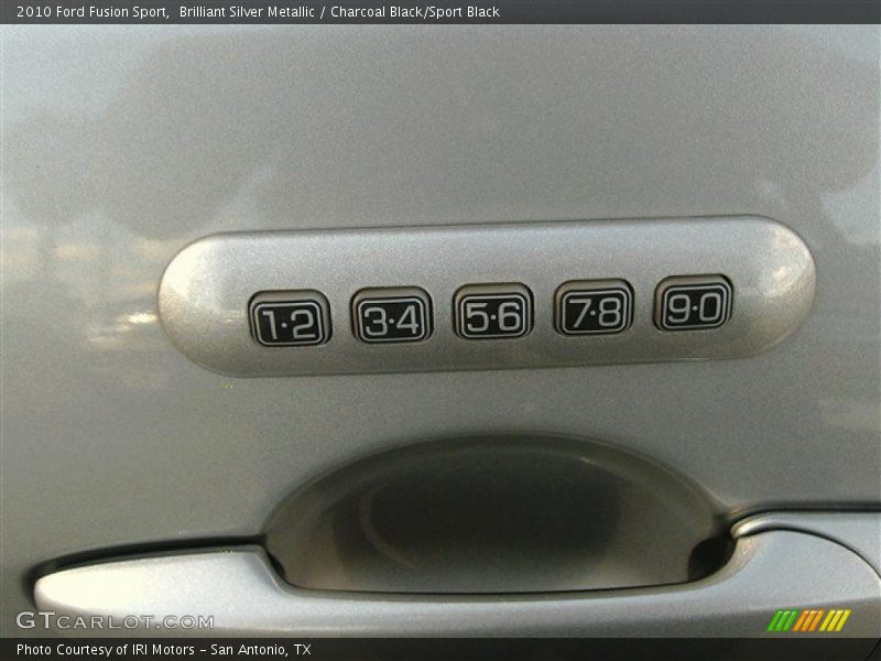 Brilliant Silver Metallic / Charcoal Black/Sport Black 2010 Ford Fusion Sport