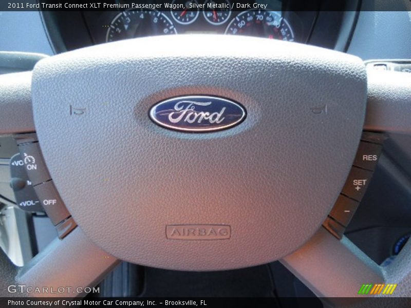 Silver Metallic / Dark Grey 2011 Ford Transit Connect XLT Premium Passenger Wagon