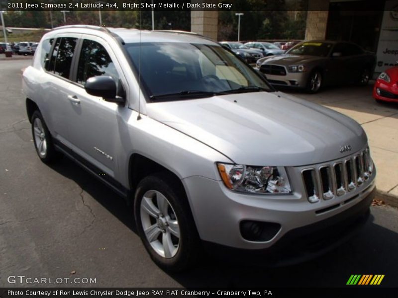 Bright Silver Metallic / Dark Slate Gray 2011 Jeep Compass 2.4 Latitude 4x4