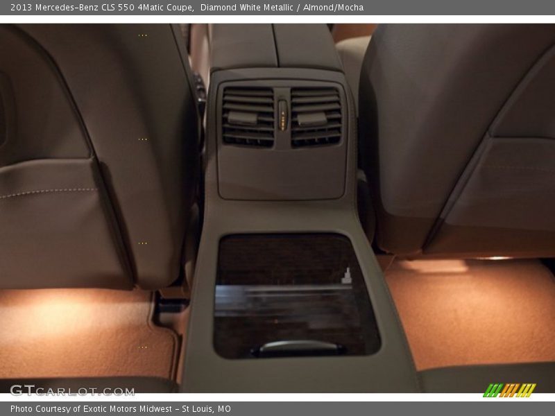 Diamond White Metallic / Almond/Mocha 2013 Mercedes-Benz CLS 550 4Matic Coupe