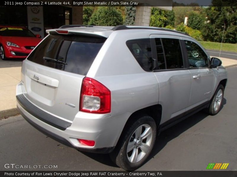 Bright Silver Metallic / Dark Slate Gray 2011 Jeep Compass 2.4 Latitude 4x4