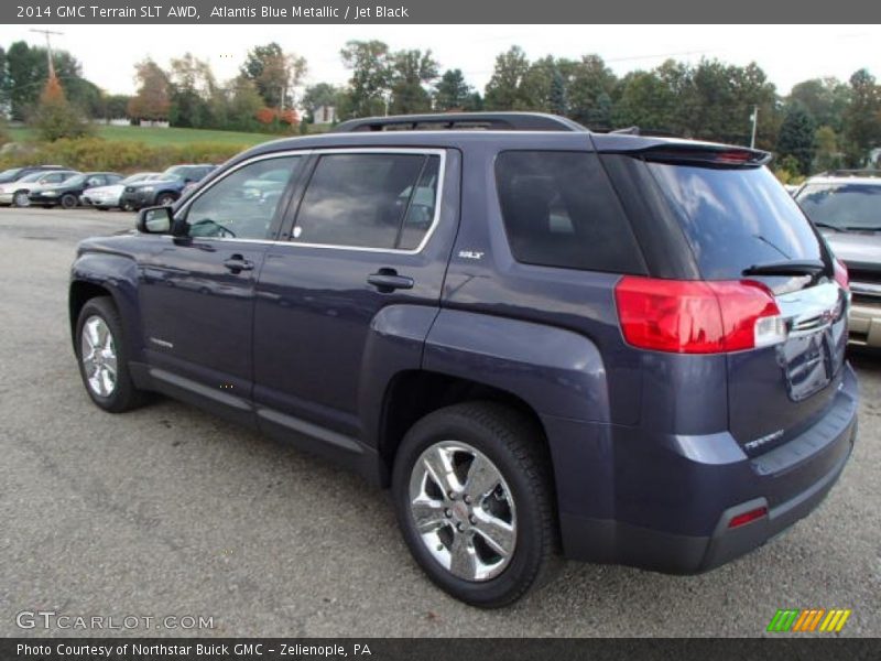 Atlantis Blue Metallic / Jet Black 2014 GMC Terrain SLT AWD