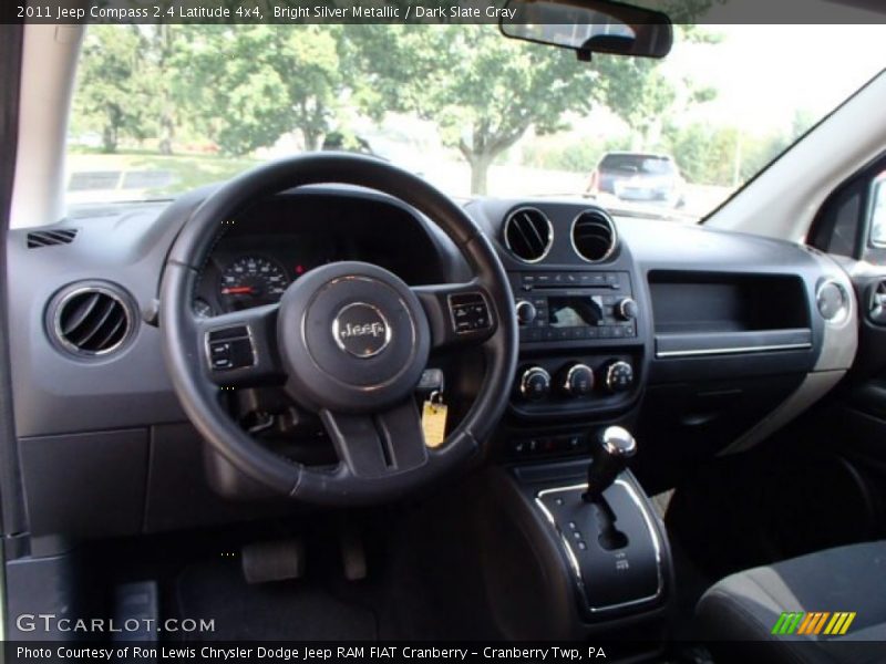 Bright Silver Metallic / Dark Slate Gray 2011 Jeep Compass 2.4 Latitude 4x4