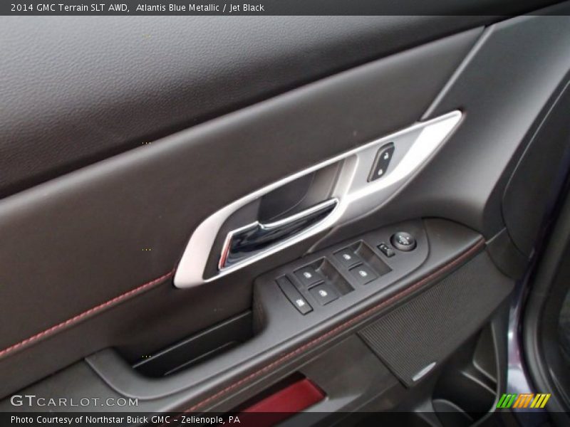 Atlantis Blue Metallic / Jet Black 2014 GMC Terrain SLT AWD