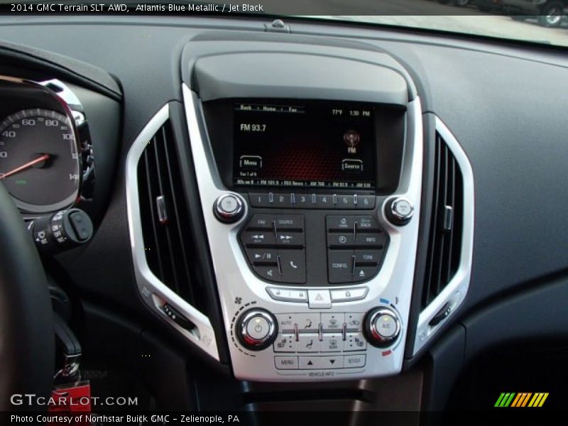 Atlantis Blue Metallic / Jet Black 2014 GMC Terrain SLT AWD