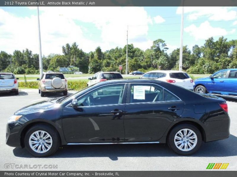 Attitude Black Metallic / Ash 2012 Toyota Camry LE