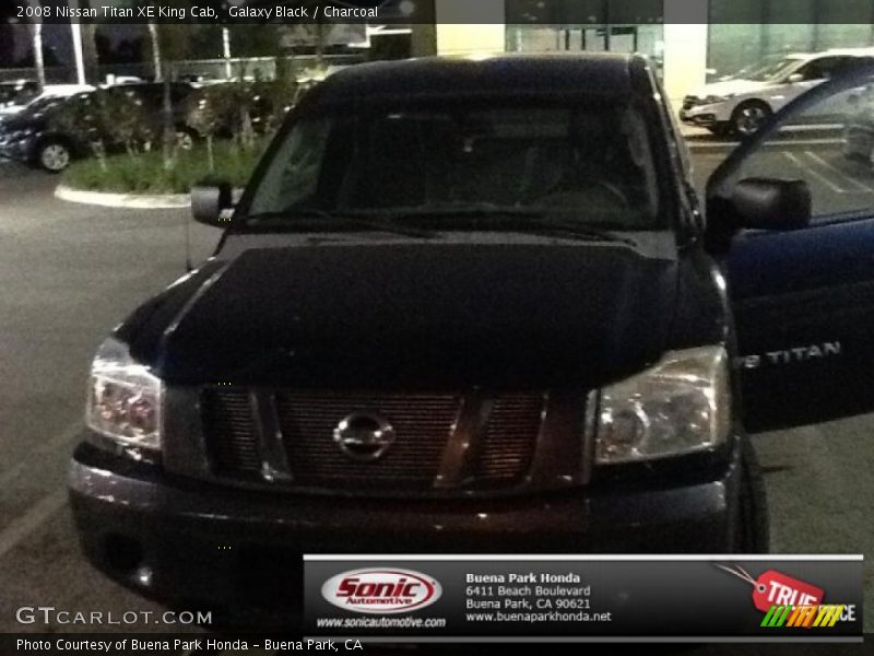 Galaxy Black / Charcoal 2008 Nissan Titan XE King Cab