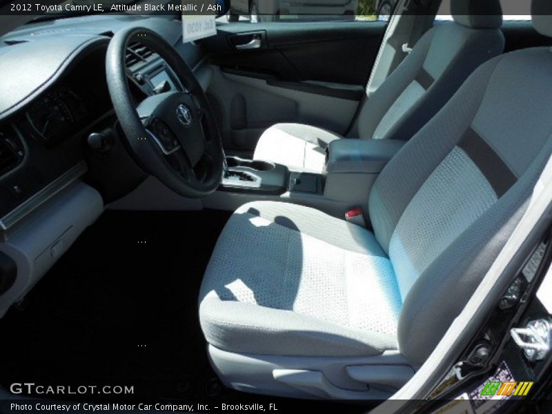 Attitude Black Metallic / Ash 2012 Toyota Camry LE