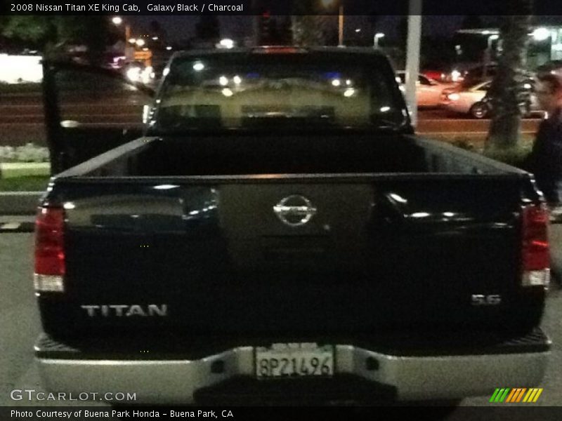 Galaxy Black / Charcoal 2008 Nissan Titan XE King Cab