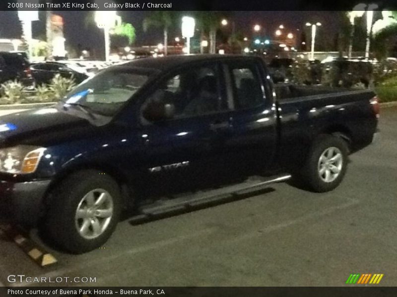 Galaxy Black / Charcoal 2008 Nissan Titan XE King Cab