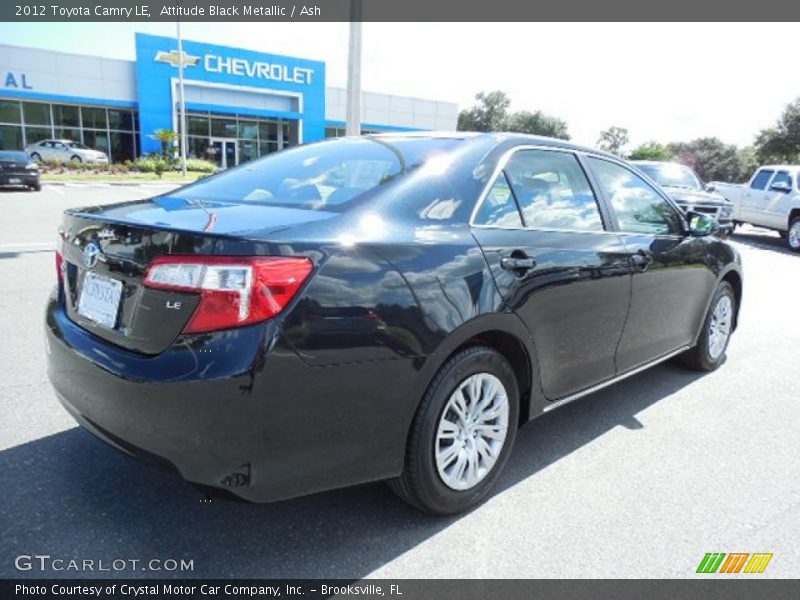 Attitude Black Metallic / Ash 2012 Toyota Camry LE