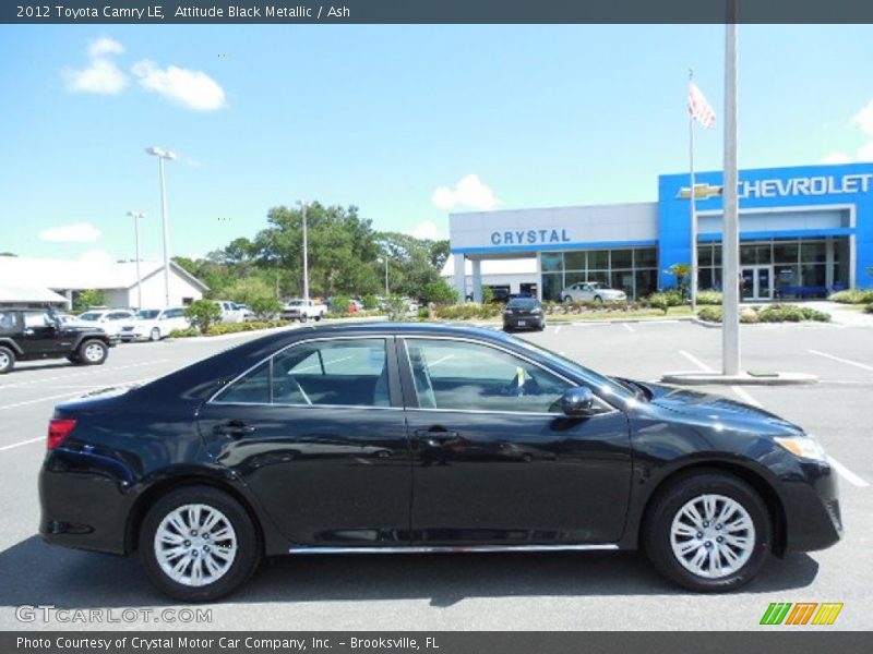 Attitude Black Metallic / Ash 2012 Toyota Camry LE