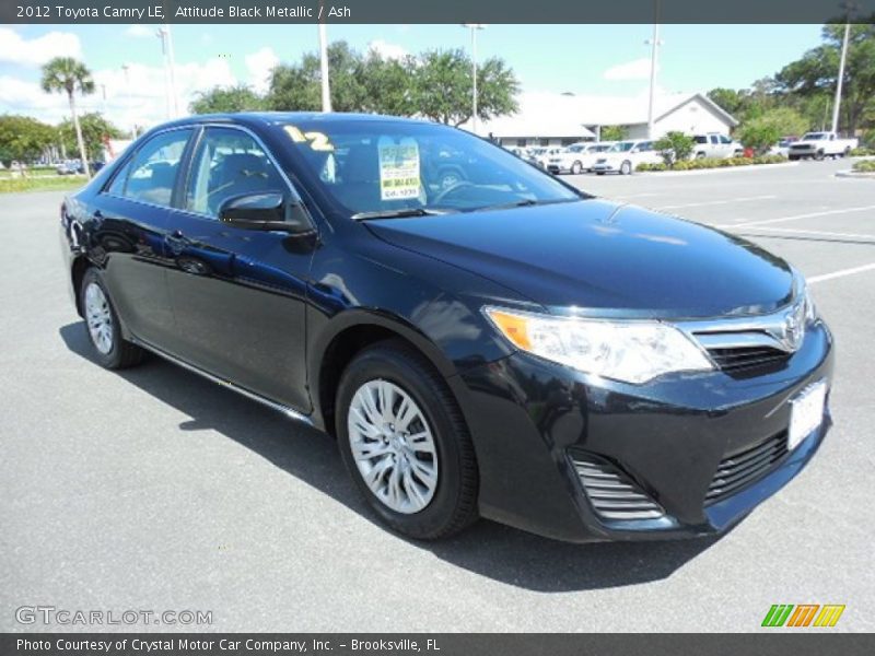 Attitude Black Metallic / Ash 2012 Toyota Camry LE