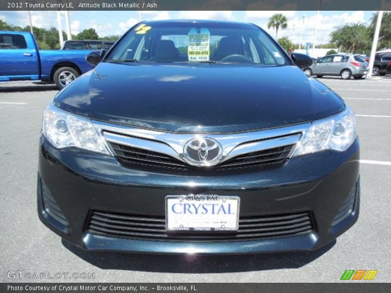 Attitude Black Metallic / Ash 2012 Toyota Camry LE