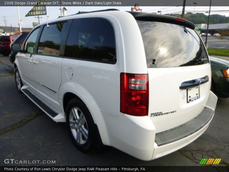Stone White / Dark Slate/Light Shale 2008 Dodge Grand Caravan SXT