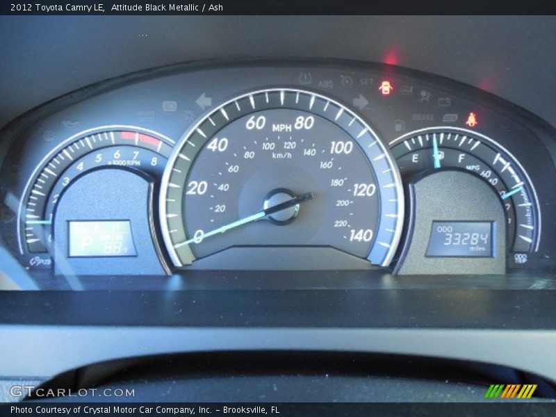 Attitude Black Metallic / Ash 2012 Toyota Camry LE