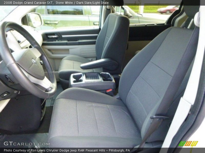 Stone White / Dark Slate/Light Shale 2008 Dodge Grand Caravan SXT