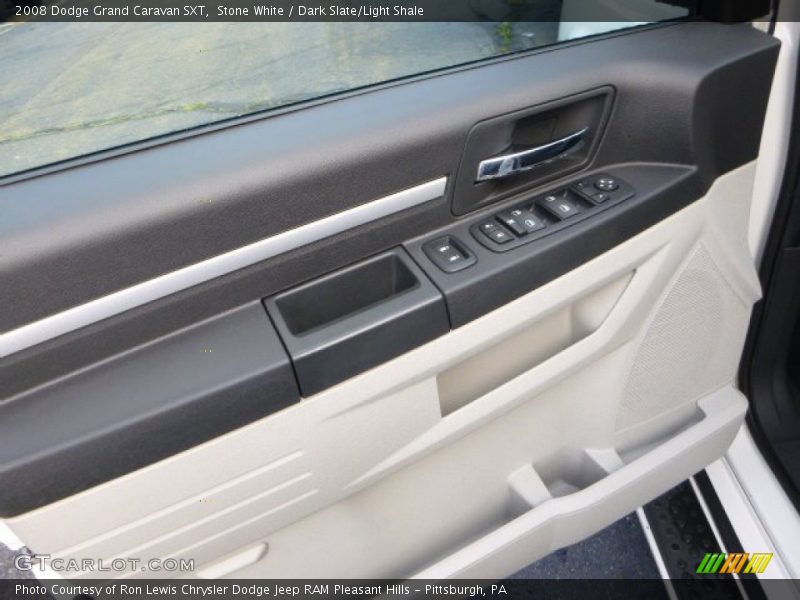 Stone White / Dark Slate/Light Shale 2008 Dodge Grand Caravan SXT